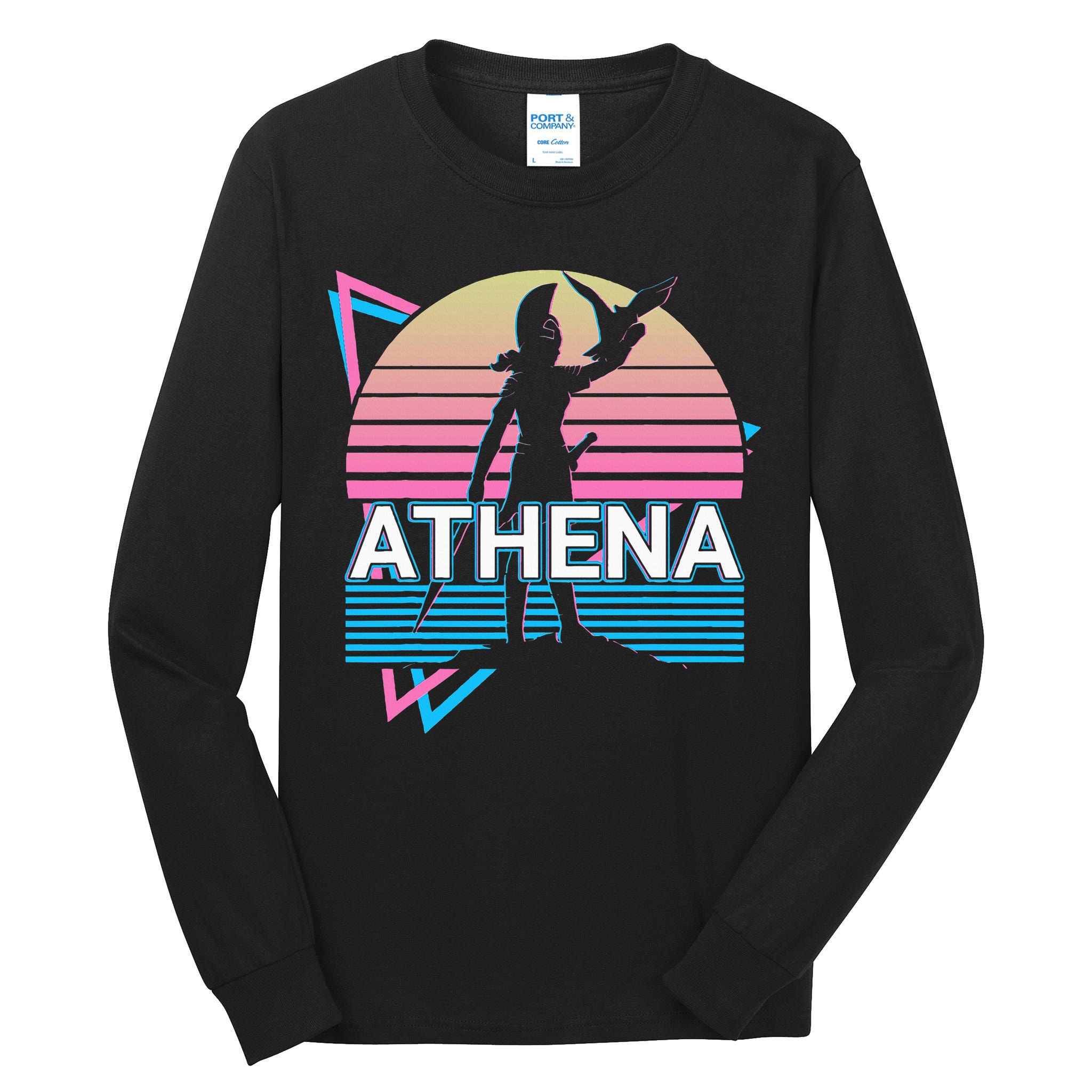 Athena Greek Goddess Of Wisdom And War Tall Long Sleeve T-Shirt