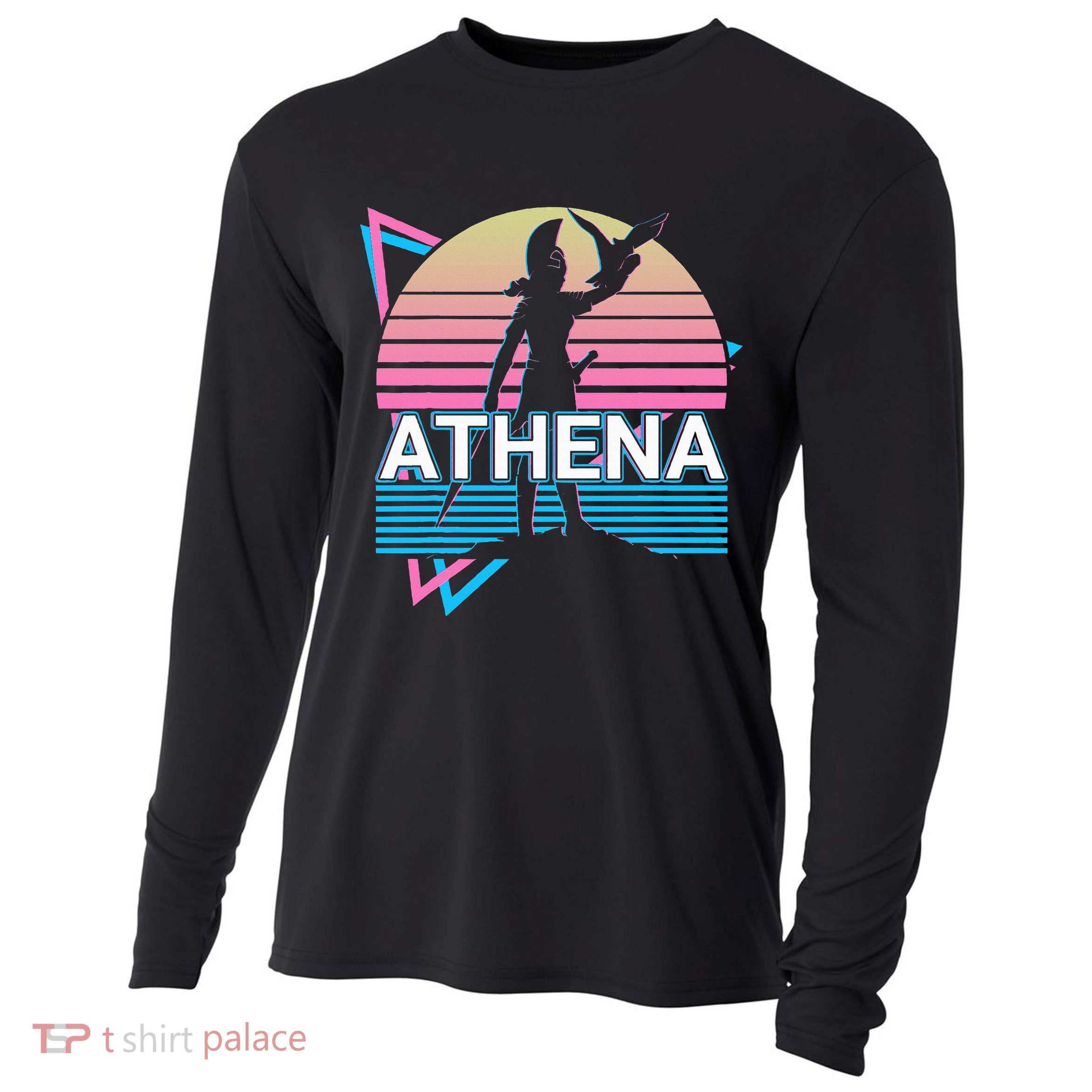 Athena Greek Goddess Of Wisdom And War Cooling Performance Long Sleeve Crew