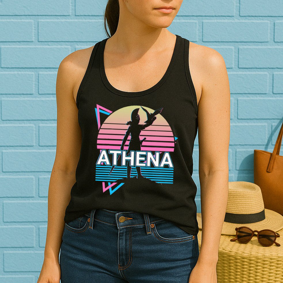 Athena Greek Goddess Of Wisdom And War Womens Tank Top