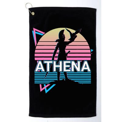 Athena Greek Goddess Of Wisdom And War Golf Towel