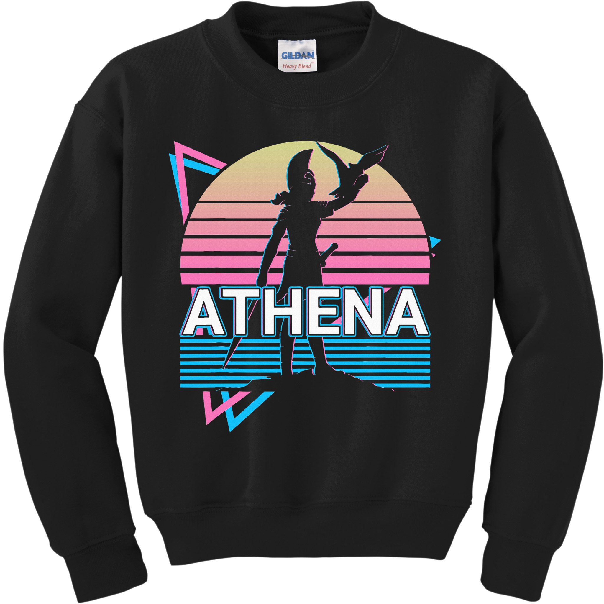 Athena Greek Goddess Of Wisdom And War Kids Sweatshirt