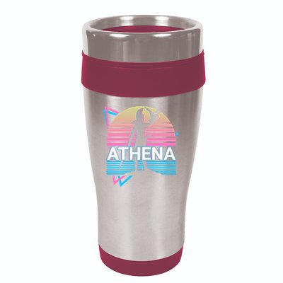 Athena Greek Goddess Of Wisdom And War 16oz Travel Tumbler