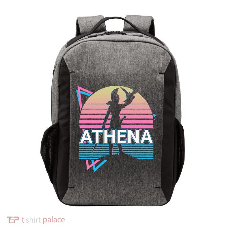 Athena Greek Goddess Of Wisdom And War Vector Backpack