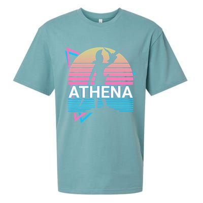 Athena Greek Goddess Of Wisdom And War Sueded Cloud Jersey T-Shirt
