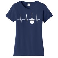 Acoustic Guitar Heartbeat Shirts Guitar Musician Women's T-Shirt