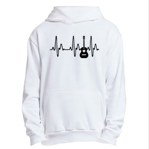 Acoustic Guitar Heartbeat Shirts Guitar Musician Urban Pullover Hoodie