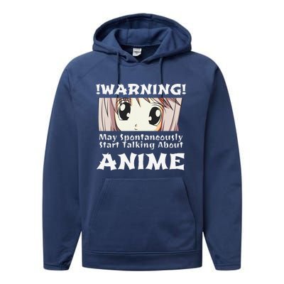 Anime Girl Hoodie Funny May Spontaneously Talk About Anime Performance Fleece Hoodie