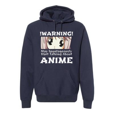 Anime Girl Hoodie Funny May Spontaneously Talk About Anime Premium Hoodie