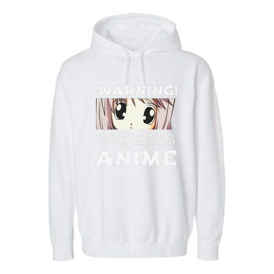 Anime Girl Hoodie Funny May Spontaneously Talk About Anime Garment-Dyed Fleece Hoodie