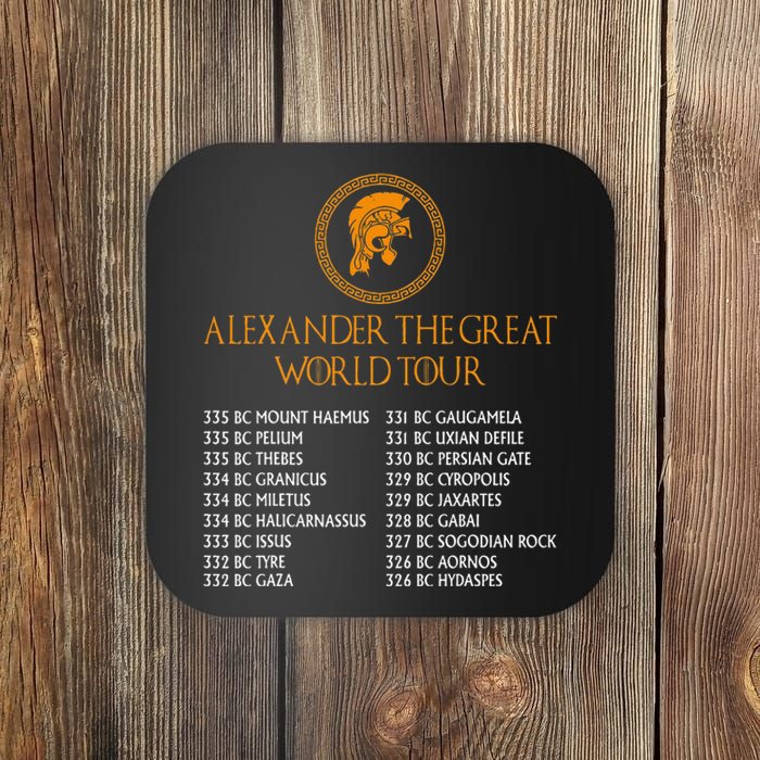 Ancient Greek History Alexander The Great Coaster