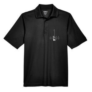 Acoustic Guitar Heartbeat Guitar Musician Men's Origin Performance Pique Polo