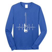 Acoustic Guitar Heartbeat Guitar Musician Long Sleeve Shirt