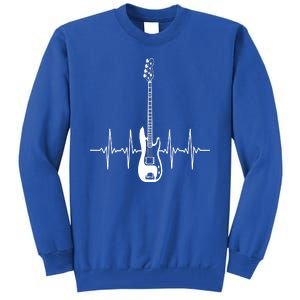 Acoustic Guitar Heartbeat Guitar Musician Tall Sweatshirt