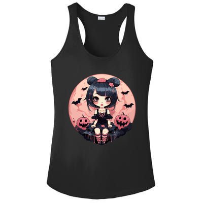 Anime Girls Halloween Otaku Manga Graphic Ladies PosiCharge Competitor Racerback Tank