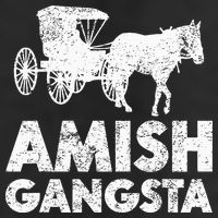 Amish Gangsta Horse And Buggy Funny Amish Gift Adult Drive Performance Visor