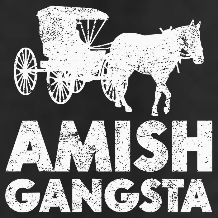 Amish Gangsta Horse And Buggy Funny Amish Gift Adult Drive Performance Visor