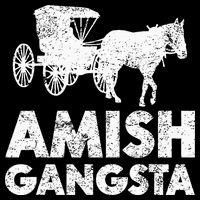 Amish Gangsta Horse And Buggy Funny Amish Gift Toddler T-Shirt
