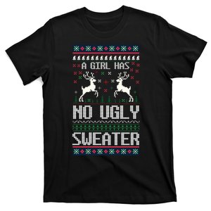 A Girl Has No Ugly Sweater T-Shirt