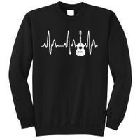 Acoustic Guitar Heartbeat Guitar Musician Sweatshirt