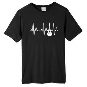 Acoustic Guitar Heartbeat Guitar Musician Tall Fusion ChromaSoft Performance T-Shirt