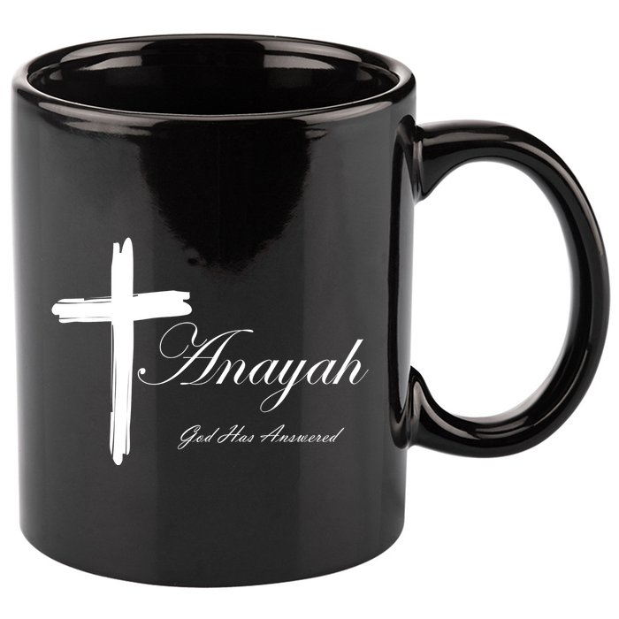 Anayah God Has Answered 11oz C Handle Ceramic Mug