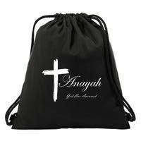 Anayah God Has Answered Drawstring Bag