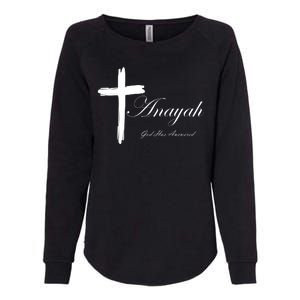 Anayah God Has Answered Womens California Wash Sweatshirt