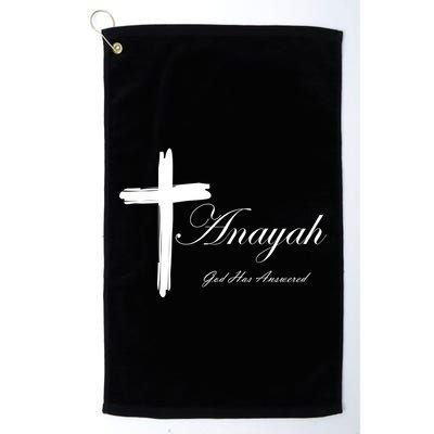 Anayah God Has Answered Golf Towel