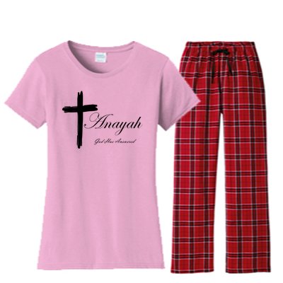 Anayah God Has Answered Women's Flannel Pajama Set