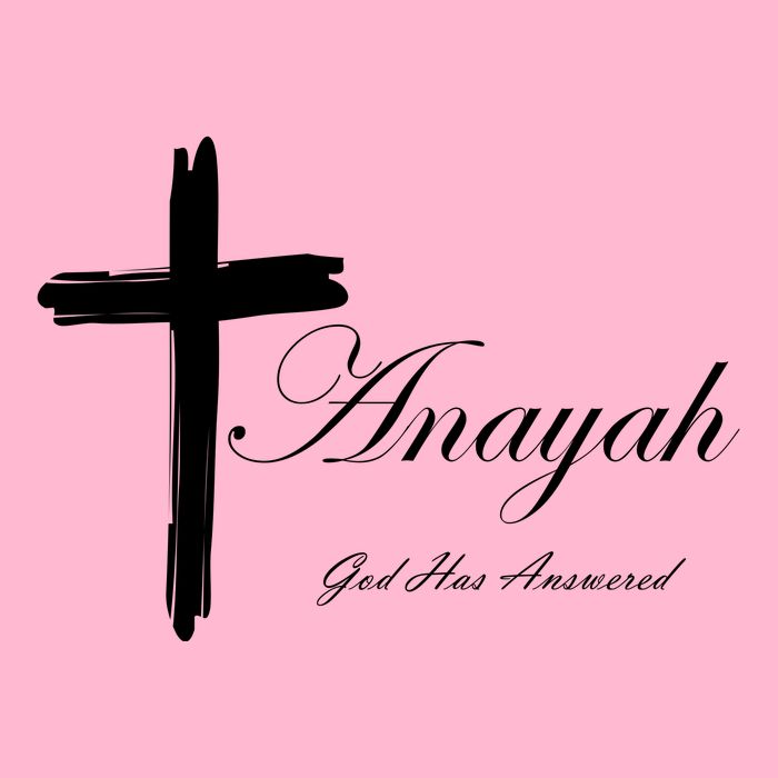 Anayah God Has Answered Womens T-Shirt