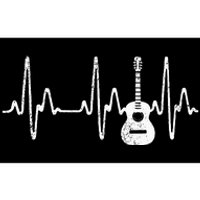 Acoustic Guitar Heartbeat Guitar Musician  Bumper Sticker