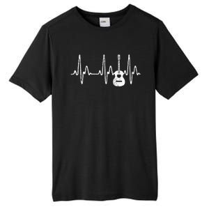 Acoustic Guitar Heartbeat Guitar Musician  Tall Fusion ChromaSoft Performance T-Shirt