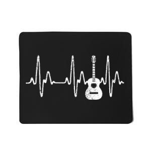 Acoustic Guitar Heartbeat Guitar Musician  Mousepad