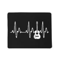 Acoustic Guitar Heartbeat Guitar Musician  Mousepad