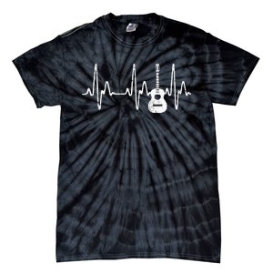 Acoustic Guitar Heartbeat Guitar Musician  Tie-Dye T-Shirt