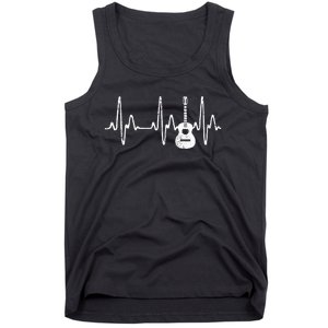 Acoustic Guitar Heartbeat Guitar Musician  Tank Top