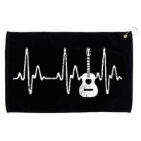 Acoustic Guitar Heartbeat Guitar Musician  Grommeted Golf Towel