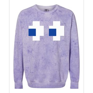 Arcade Gaming Halloween Ghost Costume Colorblast Crewneck Sweatshirt