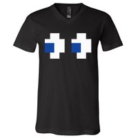 Arcade Gaming Halloween Ghost Costume V-Neck T-Shirt