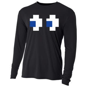 Arcade Gaming Halloween Ghost Costume Cooling Performance Long Sleeve Crew