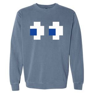 Arcade Gaming Halloween Ghost Costume Garment-Dyed Sweatshirt