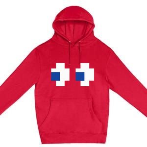 Arcade Gaming Halloween Ghost Costume Premium Pullover Hoodie