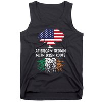 American Grown Irish Roots irish flag Ireland Tank Top