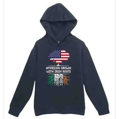 American Grown Irish Roots irish flag Ireland Urban Pullover Hoodie