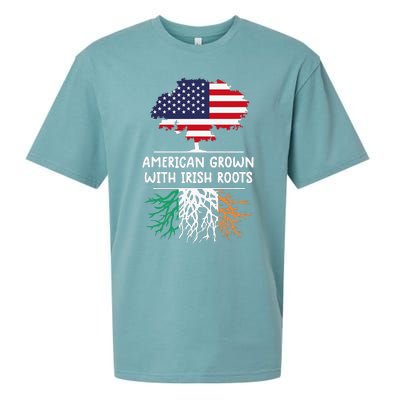 American Grown Irish Roots irish flag Ireland Sueded Cloud Jersey T-Shirt