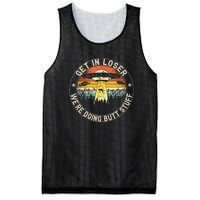 Alien Get In Loser Were Doing Butt Stuff Vintage Mesh Reversible Basketball Jersey Tank