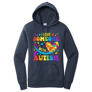 Autism Gift I Love Someone With Autism Meaningful Gift Women's Pullover Hoodie