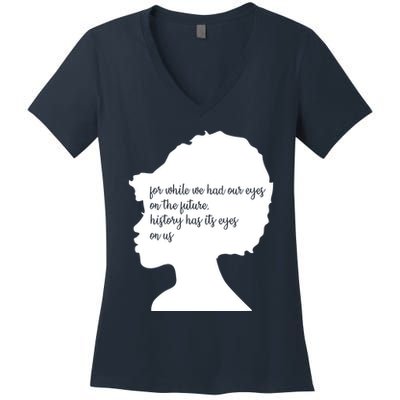Amanda Gorman Inauguration Poem Poet Poetry January Women's V-Neck T-Shirt
