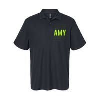 Amy Gifts Idea Retro First Name Vintage Amy Softstyle Adult Sport Polo