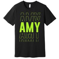 Amy Gifts Idea Retro First Name Vintage Amy Premium T-Shirt